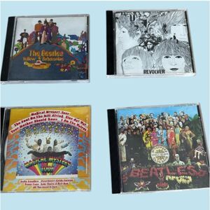 The Beatles CD Lot (4) Revolver, Sgt. Pepper, Yellow Submarine, Mystery Tour